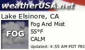Click for Forecast for Lake Elsinore, California from weatherUSA.net